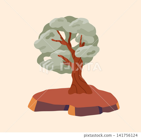 Tree on Red Rock Tree on Red Rock 141756124