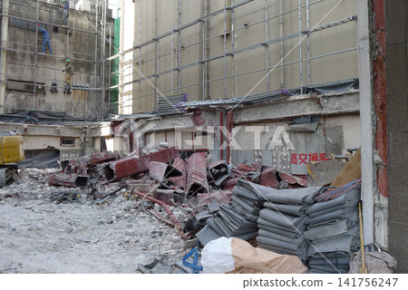 demolished building demolished building 141756247