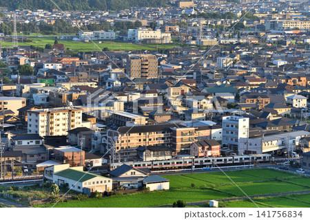 View from the Skyward Asahi Observatory in Owariasahi City, Aichi Prefecture: Cityscape of Owariasahi City View from the Skyward Asahi Observatory in Owariasahi City, Aichi Prefecture: Cityscape of Owariasahi City 141756834