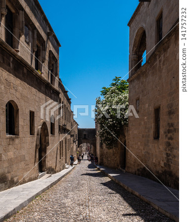 Street of the Knights in Old Town Rhodes, Greece Street of the Knights in Old Town Rhodes, Greece 141757232