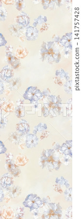 Soft Pastel Watercolor Floral Lace Bandana Seamless Textile Pattern Collection Soft Pastel Watercolor Floral Lace Bandana Seamless Textile Pattern Collection 141757428