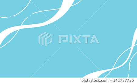 Flowing lines in a light blue background Flowing lines in a light blue background 141757750