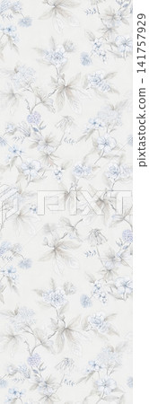 Soft dreamy watercolor floral seamless patterns collection Soft dreamy watercolor floral seamless patterns collection 141757929