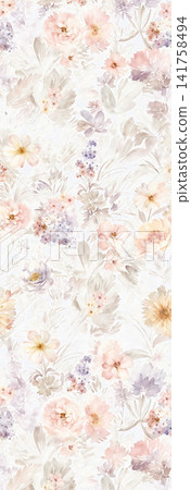 Soft Vintage Floral Seamless Patterns Collection in Muted Pastel Tones Soft Vintage Floral Seamless Patterns Collection in Muted Pastel Tones 141758494
