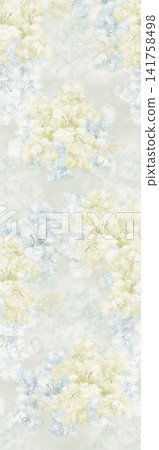 Soft Vintage Floral Seamless Patterns Collection in Muted Pastel Tones 141758498