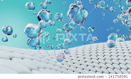 Illustration of Biological Cells and Structures in High Detailed View Illustration of Biological Cells and Structures in High Detailed View 141758591