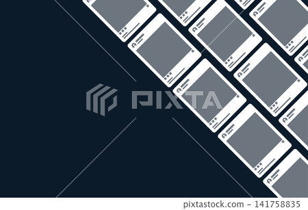 diagonal social media post wireframe mockup background vector diagonal social media post wireframe mockup background vector 141758835
