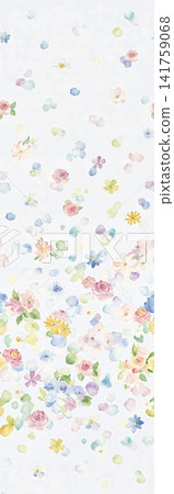 Delicate Watercolor Vintage Rose Floral Seamless Pattern Collection Delicate Watercolor Vintage Rose Floral Seamless Pattern Collection 141759068