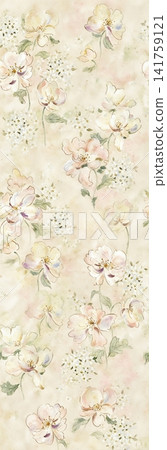 Delicate Watercolor Vintage Rose Floral Seamless Pattern Collection Delicate Watercolor Vintage Rose Floral Seamless Pattern Collection 141759121