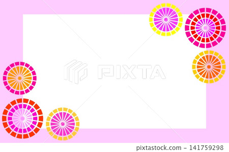 Frame Geometric Pattern White Space Frame Geometric Pattern White Space 141759298