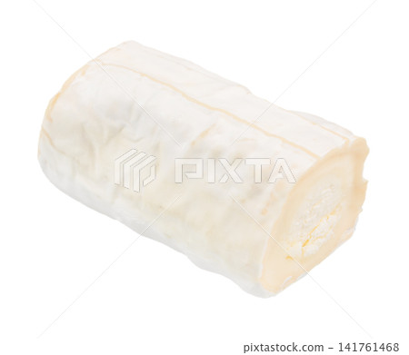 Goat cheese log isolated on white background Goat cheese log isolated on white background 141761468