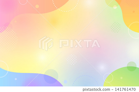 Pop background with rainbow gradient_horizontal Pop background with rainbow gradient_horizontal 141761470