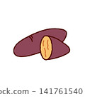 Autumn delicacy: Sweet potato 141761540