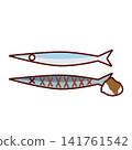 Autumn delicacy: Pacific saury 141761542