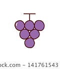 Autumn taste grape 141761543