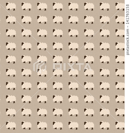 Mixed Assortment of Cute Kids and Vintage Botanical Seamless Pattern Set 141763158