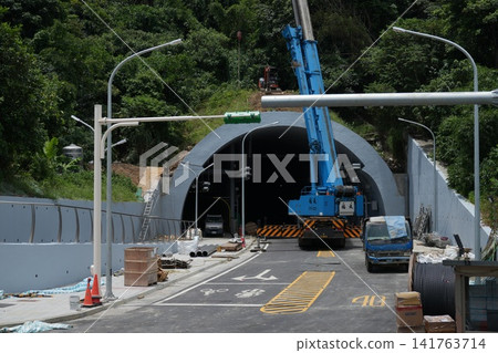 Tunnel construction Tunnel construction 141763714