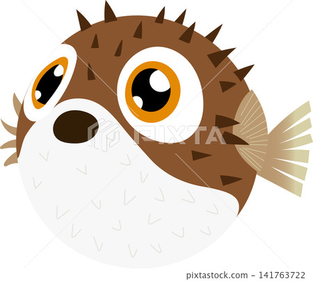 ocean pufferfish illustration ocean pufferfish illustration 141763722