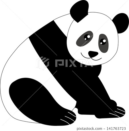 cute panda illustration cute panda illustration 141763723