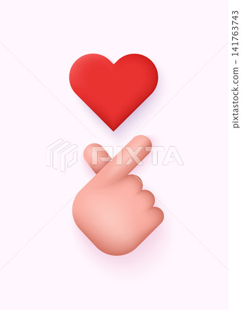 Heart in hand icons set. Hands holding red hearts realistic 3d design. 3D Web Vector Illustrations. Heart in hand icons set. Hands holding red hearts realistic 3d design. 3D Web Vector Illustrations. 141763743