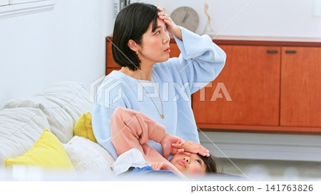 Fever, illness, headache, cold image 141763826