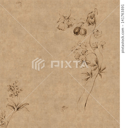 Assorted Antique Vintage Botanical Floral Seamless Pattern Collection Set Assorted Antique Vintage Botanical Floral Seamless Pattern Collection Set 141763891