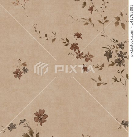 Assorted Antique Vintage Botanical Floral Seamless Pattern Collection Set 141763893