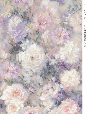 Assorted Antique Vintage Botanical Floral Seamless Pattern Collection Set Assorted Antique Vintage Botanical Floral Seamless Pattern Collection Set 141763928