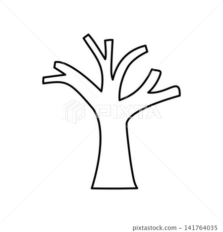 bare tree illustration outline forest bare tree illustration outline forest 141764035