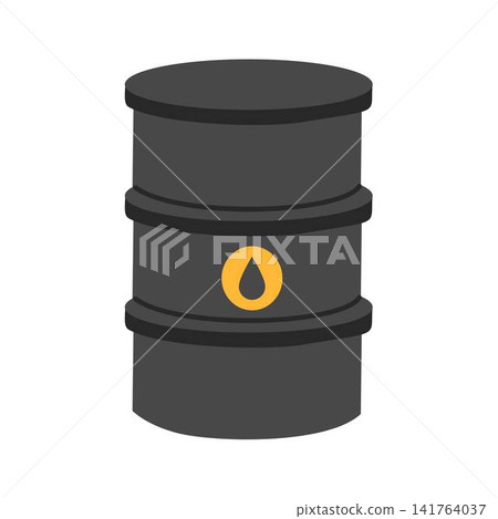 barel of oil, oil drum container illustration barel of oil, oil drum container illustration 141764037