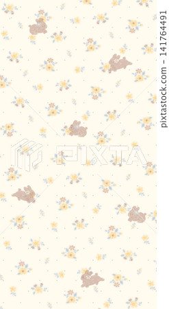 Soft Pastel Cute Kid And Delicate Floral Seamless Pattern Big Collection Soft Pastel Cute Kid And Delicate Floral Seamless Pattern Big Collection 141764491
