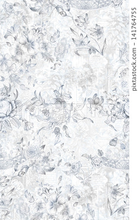 Large Mixed Set Of Cute Nursery Boho And Vintage Floral Seamless Patterns Large Mixed Set Of Cute Nursery Boho And Vintage Floral Seamless Patterns 141764755