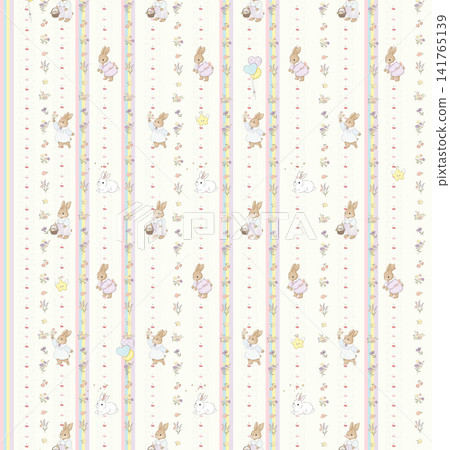 Large Bundle Of Sweet Nursery Animal Lace And Floral Seamless Repeat Patterns 141765139