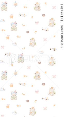 Large Bundle Of Sweet Nursery Animal Lace And Floral Seamless Repeat Patterns Large Bundle Of Sweet Nursery Animal Lace And Floral Seamless Repeat Patterns 141765161