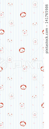 Diverse Seamless Pattern Collection With Vintage Florals And Cute Cartoon Animals Diverse Seamless Pattern Collection With Vintage Florals And Cute Cartoon Animals 141765986