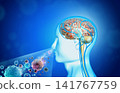 Man Breathing Bacteria or viruses 141767759