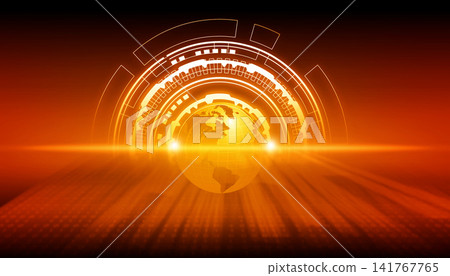 Abstract futuristic technology world Abstract futuristic technology world 141767765