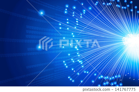 Fiber optics abstract background Fiber optics abstract background 141767775