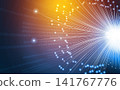 Fiber optics abstract  background 141767776