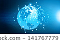 World in Fiber optics abstract  background 141767779