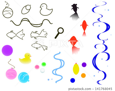 Water balloons, super balls, goldfish scooping items Water balloons, super balls, goldfish scooping items 141768045