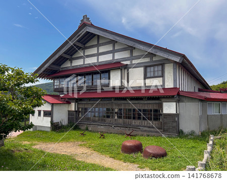Otaru Herring Mansion, back view, Otaru City, Hokkaido, sunny. Otaru Herring Mansion, back view, Otaru City, Hokkaido, sunny. 141768678