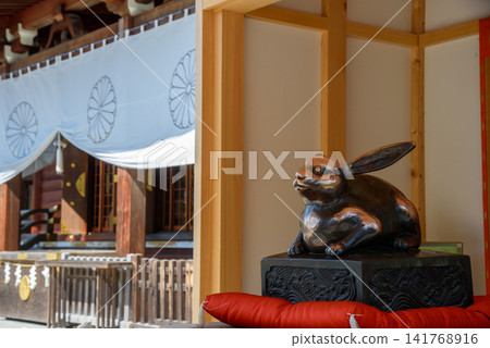 Omiwa Shrine Nade Usagi Omiwa Shrine Nade Usagi 141768916