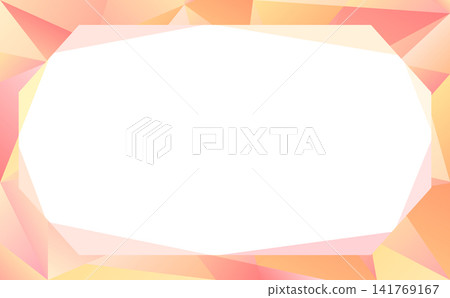 Colorful, warm-toned polygon-style frame (horizontal) Colorful, warm-toned polygon-style frame (horizontal) 141769167