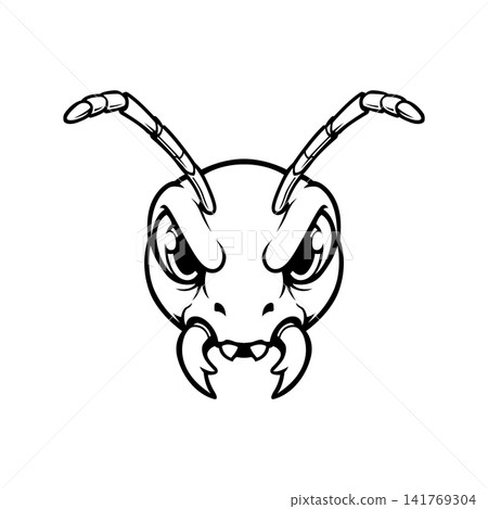 ant mascot logo illustration vector design template simple and modern style ant mascot logo illustration vector design template simple and modern style 141769304