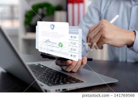 Electronic Signature and Secure Digital Document Signing Electronic Signature and Secure Digital Document Signing 141769566