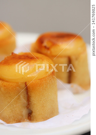 Selective Focus on Traditional Pionono Dessert from Granada Selective Focus on Traditional Pionono Dessert from Granada 141769825