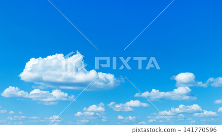 Blue sky with cloud. Sky background with tiny clouds. Blue sky with cloud. Sky background with tiny clouds. 141770596