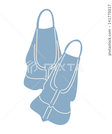 Two blue aprons with straps and pockets, designed for kitchen use, displayed in a flat layout on a white background for easy visibility and selection Two blue aprons with straps and pockets, designed for kitchen use, displayed in a flat layout on a white background for easy visibility and selection 141770817
