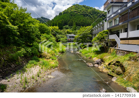 妙軒溫泉（霧島市）的城鎮景觀 141770916
